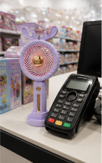 Rechargeable Deer Mini Fan Portable Handheld & Desktop Fan