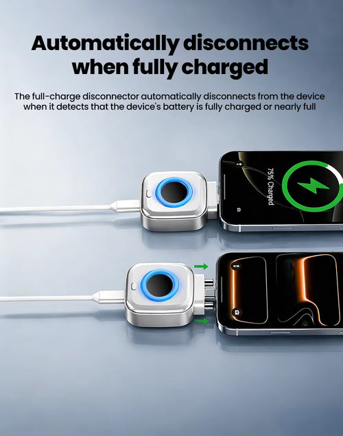 140W Ultra-Fast Phone Charger Adapter with Auto Power Cutoff Smart Full-Charge Eject Function Compatible with All Smartphones