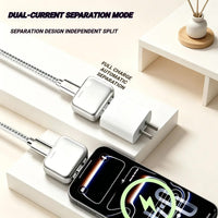 140W Ultra-Fast Phone Charger Adapter with Auto Power Cutoff Smart Full-Charge Eject Function Compatible with All Smartphones